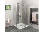 Polysan Zoom Line - Cabina Doccia 1000X1000 Mm, Alluminio/Vetro Trasparente ZL5416
