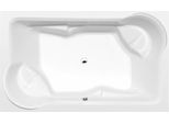 Vasche Da Bagno Polysan - Vasca Rettangolare Duo 2000X1200X450 Mm, Bianco 16111