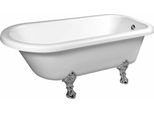 Victoria Vasca Da Bagno Freestanding 170 X 75 X 64 Cm, Piedini Cromati