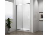 Polysan Easy Line - Porta Doccia 1500 Mm, Alluminio Lucido/Vetro Trasparente EL1515
