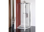 Polysan Lucis Line - Schermo Doccia 1200X900 Mm, Vetro Trasparente DL5015