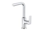 Kludi Pure&Style Mitigeur Monocommandé Pour Lavabo, Hauteur De Bec 220Mm, Pivotant, Sans Garniture D'éCoulement, 400240575, 400240575