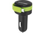 Realpower Realpower 257635 Caricatore Per Dispositivi Mobili Universale Nero, Verde Accendisigari Auto