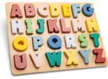 New Classic Toys Puzzle Alfabetico In Legno - Lettere Dalla A Alla Z