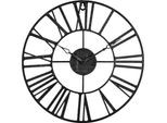Orologio Da Parete Vintage Nero 36,5 Cm