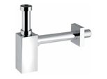 Sapho Piquadrato - Sifone Per Lavabo 1"1/4, Scarico 32 Mm, Cromo 0510OT25K7"