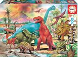 Educa - Puzzle Dei Dinosauri, 100 Pezzi, Multicolore, 13179 Educa