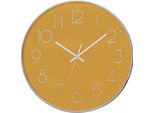 Atmosphera | Orologio Da Parete - Laure - 30 Cm - Giallo - Design Classico - Funzionale E Di Stile