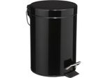 5 Five Simply Smart - Portarifiuti Rotondo In Metallo Da 3L "Colourama"" Nero"