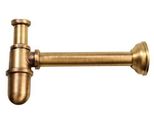Sapho Reitano Rubinetteria Antea - Sifone Per Lavabo 1 1/4, Scarico 32 Mm, Bronzo 9596