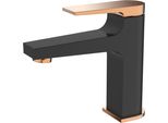 Miscelatore Per Lavabo, Miscelatore Per Lavabo, Oro Rosa/Nero Opaco, Midnight