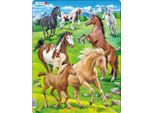 Puzzle Maxi Paarden Junior Scatola Di Cartone 65 Pezzi