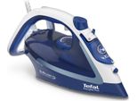 Tefal Easygliss Plus FV5735 Ferro Da Stiro A Secco E A Vapore Piastra Durilium 2500 W Blu, Bianco
