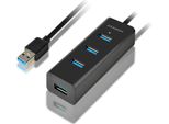 Axagon Axagon HUE-S2BL Hub Di Interfaccia Usb 3.2 Gen 1 (3.1 Gen 1) Type-A 5000 Mbit/S Nero