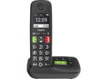 Gigaset E290A - Schnurlostelefon - Anrufbeantworter Mit Rufnummernanzeige - Eco Dect\Gap - Schwarz