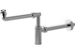 Sapho Bonomini King - Sifone Salvaspazio Per Lavabo, 1 1/4, Scarico 32 Mm, Cromo 0595SP25K7