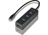 Axagon Axagon HUE-S2C Hub Di Interfaccia Usb 3.2 Gen 1 (3.1 Gen 1) Type-A 5000 Mbit/S Nero