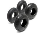 Wiltec 2X Carcassa 2X Camera D'aria Per Tosaerba/ Trattorino 11X4.00-4 4PR Valvola Dritta