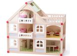 Woody Casa A Due Piani Con Balcone E Accessori