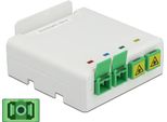 Delock Lwl Anschlussdose FüR Hutschiene 4X Sc Simplex