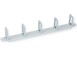 Pannello Di Fissaggio Value 19'' 1U, Monofacciale, 5X Morsetto Di Plastica "C"", Grigio (26.99.0311)"