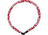 Lucchetto A Catena Abus Steel-O-Chain 4804C Symbols - Lucchetto A Combinazione Per Biciclette Per Bambini - Livello Di Sicurezza Abus 3 - 75 Cm - Rosso