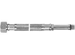 Tubo Corazzato Tubo Flessibile In Acciaio Inox Tubo A Pressione Per Rubinetto Tubo 3/8" X M10X1 (1/4"") Lunghezza 60 Cm"
