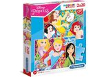 Puzzle Clementoni 2X20 Principessa Super Colore 24766