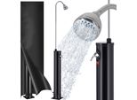 Monzana Doccia Solare Da Giardino 18L 215Cm Docce Da Campeggio Piscina Fino A 60°C Miscelatore