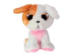 Cane Di Peluche Kaffe Junior 15 Cm Bianco/Marrone