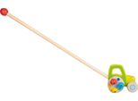 Goki 54880 Trattore A Spinta H= 10 Cm, Legno, Colorato