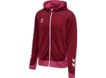 Hummel Lead Poly Giacca Con Cappuccio, Biking Red, M, Uomo