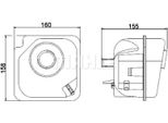 Serbatoio Di Espansione Del Refrigerante Mahle Per Volvo C70 I Coupé