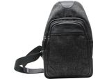 Esquire Borsa A Tracolla Recycled Life Crossbody Bag Black Nero
