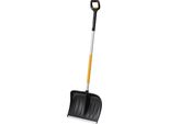 Fiskars 1057189 Pala/Trowel Pala Da Neve In Metallo Nero, Arancione