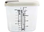 Contenitore Per Contenitori Per Rinfuse 1,0L Ovale Con Ph Stampato In Combinazione Di Colori, Coperchio Apribile