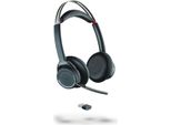 Poly Voyager Focus Uc B825 - Senza Caricatore - Auricolare - On-Ear - Bluetooth - Senza Fili - Cancellazione Attiva Del Rumore
