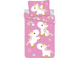 Biancheria Da Letto Unicorno Copripiumino Motivo Unicorno 135X200 Cm + Federa 80X80 Cm Set Di Biancheria Da Letto Per Bambini