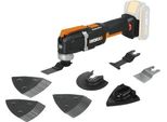 Utensile Multifunzione A Batteria Sonicrafter Worx 20V WX696.9, Senza Batteria E Caricabatterie