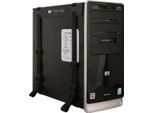 Techly ICA-CS 60 Supporto Per Cpu Da Tavolo Supporto Per Cpu Nero