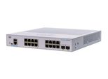 Cisco CBS350-16T-2G-EU Switch Di Rete Gestito L2/L3 Gigabit Ethernet (10/100/1000) Argento