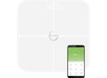 Bilancia Diagnostica In Vetro Bilancia Personale Con App Bilancia Digitale Analisi Corporea Bia Bilancia Del Grasso Corporeo Massa Muscolare Bmi Display Led Bluetooth Peso Fino A 180 Kg Bianco