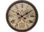 Orologio Da Parete Tomy Con Mappa Del Mondo 51 Cm