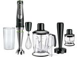 Braun Multiquick 9 Mq 9147X 0,6 L Frullatore A Immersione 1200 W Nero, Acciaio Inox