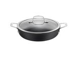 Ballarini Cucinando Alba Deep 24 Cm Patelnia Granitowa NieprzywierająCa Z Pokrywką, ALBG3ED24D