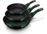 Berlinger Haus Set Di 3 Teglie In Granito 20/24/28Cm Metallic Emerald BH6168F