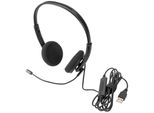 Digitus - Headset - On-Ear - Kabelgebunden - USB-A (DA-12203)