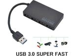 Hub Inf Usb 3.0 Con 4 Porte, Nero