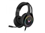 Omega VH6060B Cuffie Cablate Head-Band Gaming Nero, Metallico