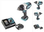 Avvitatore A Impulsi A Batteria Makita Dtw 1001 RG1 18V 3/4" 1050Nm Brushless + 1X Batteria Ricaricabile 6,0 Ah + Caricabatterie"